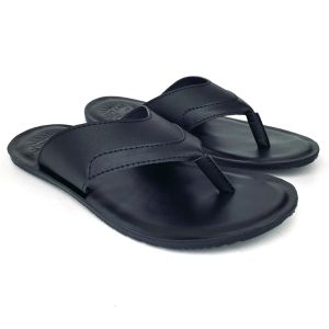 Sandal Kulit Pria Dewasa Jepit Full Kulit 100%