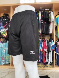 Celana pendek olahraga pria dobel saku  sleting kolor olahraga celana running