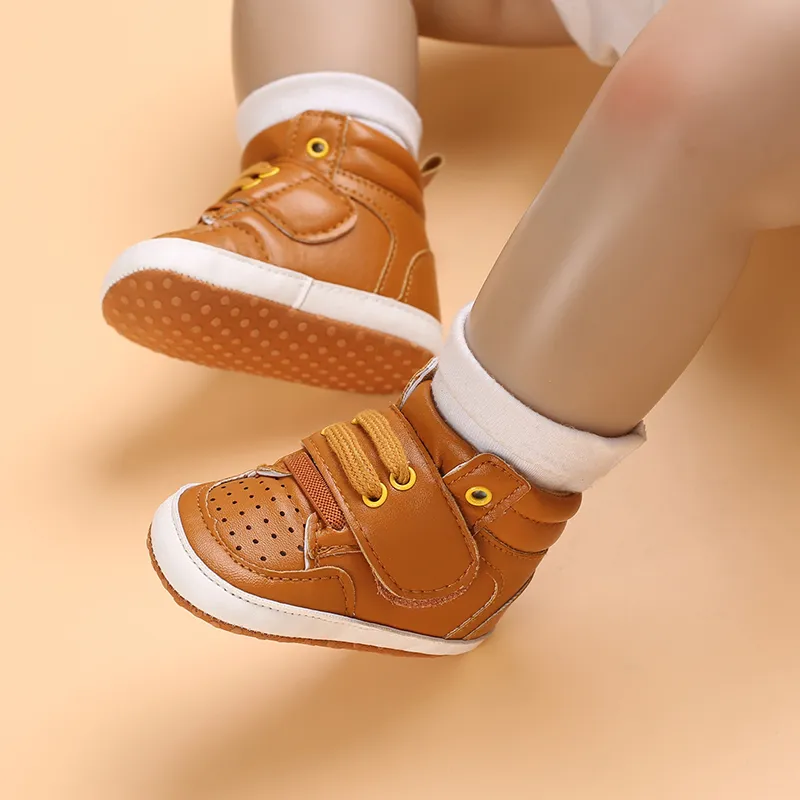 Baby Boy Shoes Highcut Newborn Walking Soft Sole Toddler Baby Shoes For  Boys Sneakers