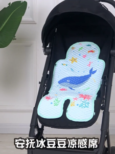 Baby Strollers Seating Liners Infant Carriage Cushions Pushchair Cooling Pad Strollers Summer Seating Cushions Breathable Mattress