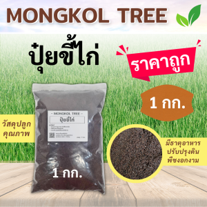 ปุ๋ยขี้ไก่ 1 กก. ไม่ผสม ธาตุอาหารพืชสูง ปุ๋ยขี้ไก่ ปุ๋ยออแกนิค สารปรับปรุงดิน บดละเอียด ไม่เป็นเชื้อรา ใส่ต้นไม้ วัสดุปลูก ธรรมชาติ