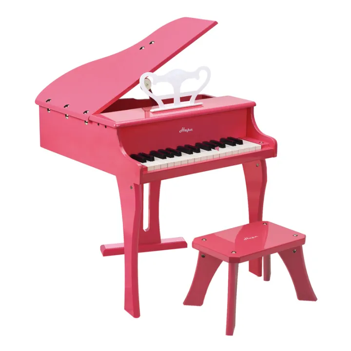 Hape E0319 Happy Grand Piano Pink Musical Toy Instruments Pianos Keyboards Lazada PH