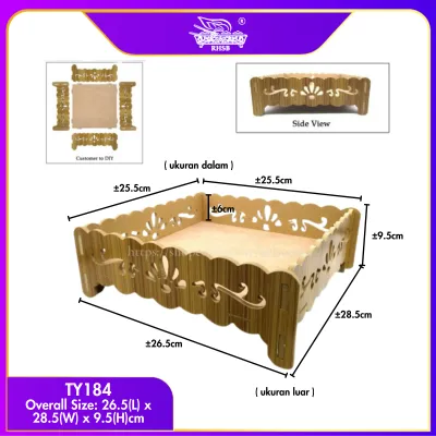PROMOSI DULANG HANTARAN PERKAHWINAN / BUNGA HIASAN DULANG / DULANG HANTARAN / DULANG PERTUNANGAN / BUNGA READYMADE / GIFT TRAY / DIY / TY168-9014