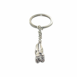 1PC Dentist Keychain Stainless Steel Dental Tools Design Clinic Gift Dentist Assistant Appreciation Present Unique Key Ring