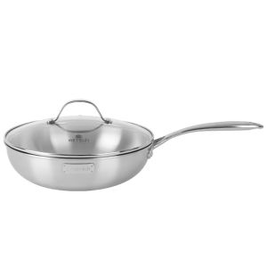 Chảo Inox 304 cao cấp 3 Lớp Đáy Liền Elmich Trimax hàng chính hãng bảo hành 5 năm size 26cm/28cm/30cm