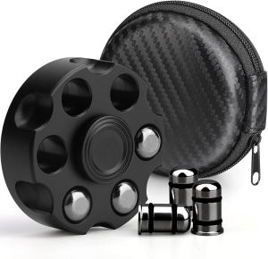 Metal Fidget Spinner Toy Cool Alloy Hand Finger Spinner Cube Toy Stress Relief Sensory Spinning Anti Anxiety Desk EDC Toys Gifts Party Favors for Adults Kids 5 6 7 8 9 10+11 12 Years Old Boys