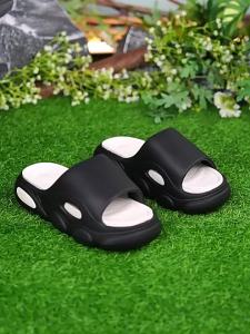 Thick-Soled MenS Slippers EVA Summer Height-Increasing Wear-Resistant Non-Slip Fashionable Trendy Home Use Sandals Beach Slippers
