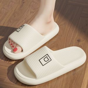 CHAOSON แฟชั่นสำหรับผู้หญิง รองเท้าแตะพื้นหนา พื้นรองเท้านุ่ม รองเท้าชายหาดรองเท้า รองเท้าใส่ในบ้านสำหรับทุกเพศ สะดวกสบายสบายๆ หมีสำหรับเด็ก รองเท้าแตะกันลื่น ผู้หญิง/ผู้ชาย