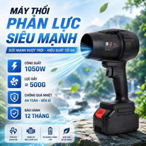 Máy thổi gió phản lực Starker công suất cao dùng chân pin phổ thông - Motor lõi đồng 100% - Chỉ Thân Máy