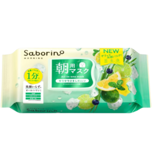 【Direct From Japan】Saborino Morning Face Mask 28 sheets 1-Minute Skincare Transparency Tighten