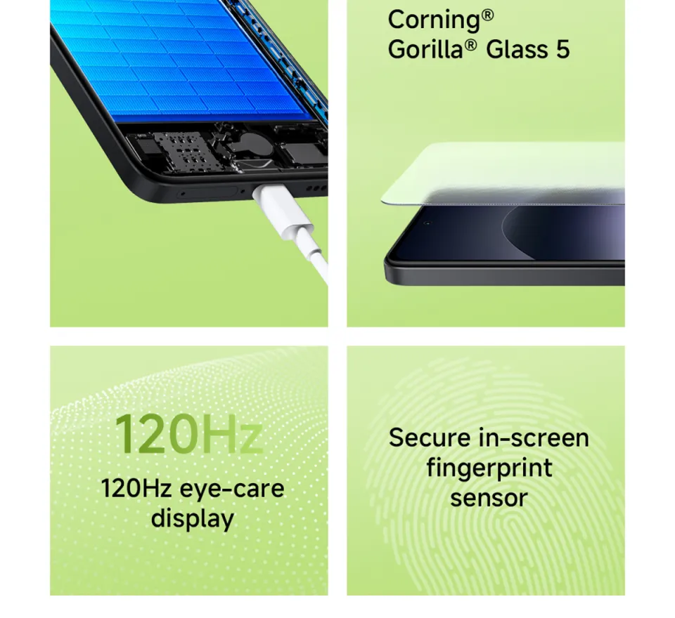 Xiaomi Redmi Note 14 108 MP AI camera system 5500mAh 33W Turbo