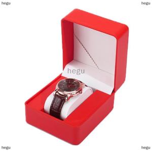 [COD] hegu กล่องเก็บนาฬิกา PU แบบเดี่ยวกล่องใส่โชว์นาฬิกาข้อมือที่ใส่นาฬิกาเครื่องประดับสำหรับเดินทางเป็นของขวัญสำหรับผู้ชาย