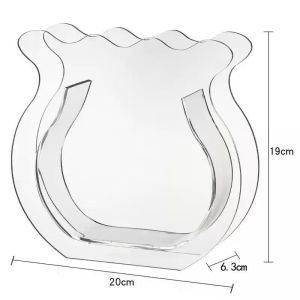 Desktop Special-shaped Small Fish Tank Aquarium Living Room Small Creative Home Ecological Mini Tank