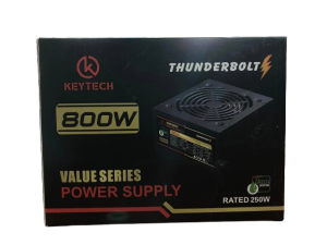 Keytech Power Supply Thunder Bolt 700W 750W Rated 230 watts PSU Power Supply Unit for Desktop Computer PC PSU