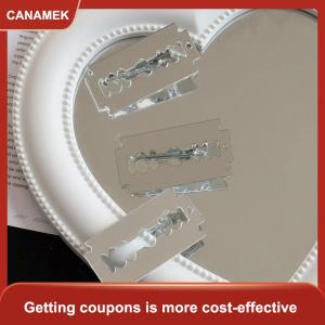 【CANAMEK】 Vui Sáng Tạo Acrylic Mô Phỏng Lưỡi Kẹp Tóc Cho Cô Gái Đáng Yêu Mũ Nón Thời Trang Ánh Sáng Sang Trọng Kẹp Tóc Đáng Yêu Tóc Clip