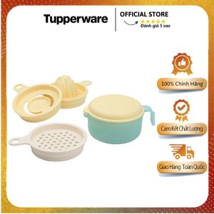 Vắt Cam Tupperware Cooks Maid Bộ Dụng Cụ Đa Năng 3in1 Tách Lòng Đỏ Trứng Bào - Tupperware Mall Chợ Lớn