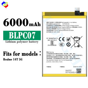 Dimi for Oppo Realme 14T 5G Mobile Phone Battery Blpc07 Battery 6000MAh
