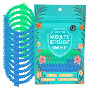 กำไลควบคุมแมลงโพลิเมอร์แบบนิ่มสะท้อนแสงกำไลยุงธรรมชาติสำหรับเด็กผู้ใหญ่กิจกรรมตอนเย็น