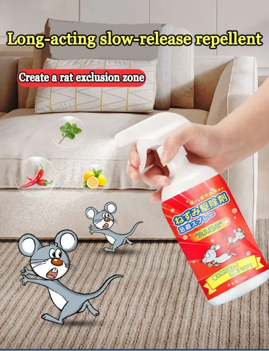 Kaisa Villa 500g Anti Rat Repellent Spray For mice, cockroaches, mosquitoes, geckos, etc