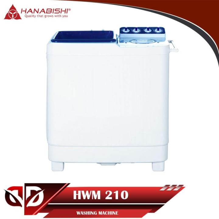 HANABISHI TWIN TUB (OCEANIC SERIES) WASHING MACHINE HWM 210 Lazada PH