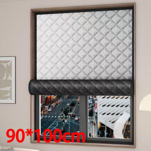 Soundproof Blackout Roller Window Blind Diamond Quilted Thermal Noise Isolation Shade For Office
