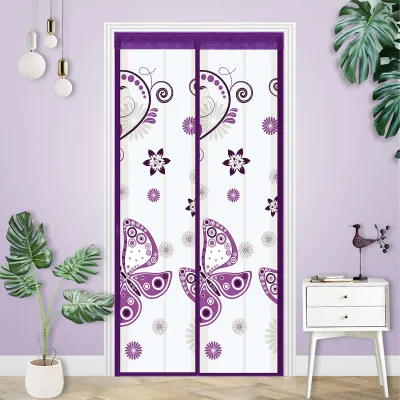 Tirai Magnet + Paku / Tirai Bahan Peva / Tirai Ruang AC / Tirai 90x210cm / Tirai Pintu Karakter / Tirai Serbaguna - M3