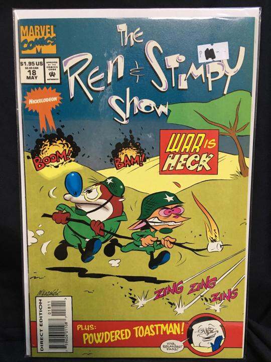 Ren and Stimpy Show 18 Published May 1994 by Marve l COmic Book Comic ...