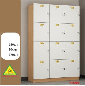 Tủ Locker lưu trữ hiện đại và thẩm mỹ TLK402 - NỘI THẤT LẮP RÁP VIEDNONGADV