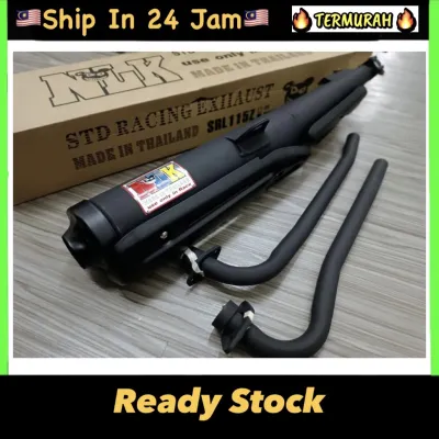 NLK Exhaust Lagenda 110 SRL110 110Z 110ZR / LAGENDA 115 115Z 115ZR 115 Fi SRL115 FI RACING EKZOS MUFFLER EXHAUST EXZOS