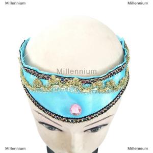 [COD] Millennium Cô Gái Hoa nhài Màu Xanh Headbands Lớn Pha Lê Trẻ Em Mũ Nón Ả Rập Công Chúa Tóc Ban Nhạc Cho Cosplay Đảng Phụ Kiện Tóc