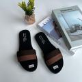Sandal Wanita Dewasa Slop Rajut Bisban Terbaru Kombinasi Warna Kekinian Tanpa Hak. 