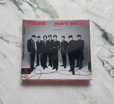 อัลบั้ม ญี่ปุ่น ATEEZ - NOT OKAY Japanese Album เวอร์ Limited B ของแท้ แกะแล้ว ไม่มีการ์ด พร้อมส่ง Kpop CD + Photobook