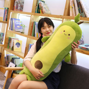 GỐI ÔM DÀI VẢI MINISO SIÊU MỊN GẤU BÔNG TRÁI BƠ DÀI CAO CẤP CHO BÉ