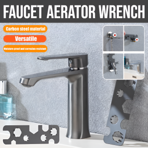 Faucet Aerator Wrench Household Stainless Steel Faucet Spanner Bubbler Sink Nozzle Removal Installation Repair Tool