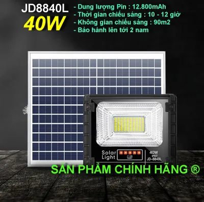 ĐÈN NĂNG LƯỢNG MẶT TRỜI HÃNG JINDIAN JD-8840L (40W)