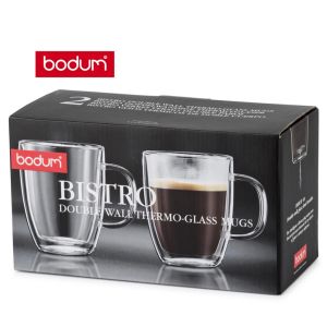 Bodum Coffee Cup Double Walled Glass Cups Mugs for Cappuccino Latte Espresso microwavable glass cup hot drinks milk tea water cup home bar cold drinks wine beer beverages juice cup