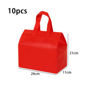 10Pcs Thermal Insulated Food Takeout Bag for Delivery Heavy Duty Insulation
