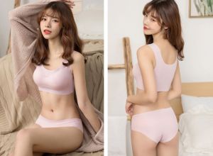 Áo Lót Nữ Chất Liệu Lụa Vải Su Thoáng Mát Không Gọng Thoải Mái Dành Cho Nữ MS120