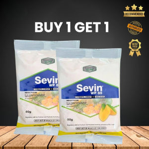 [Authentic] Sevin WP Powder 85 50g –Helps Manage Ticks on Pets & Common Pests on Mango Rice and Vegetables
