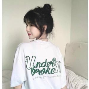 Áo Thun Unisex Nam Nữ Form Rộng Tay Lỡ Thời Trang Hàn Quốc UNDER BROKEN Độc Đẹp Vải Dày Mịn Thoáng Mát Thiết Kế Thời Trang Kiểu Dáng Năng Động Trẻ Trung