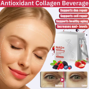 NAD Plus 1000 Anti Aging Drink Multi Berry Flavor Antioxidant Health Drink Enhance Vitality Skin Brightening
