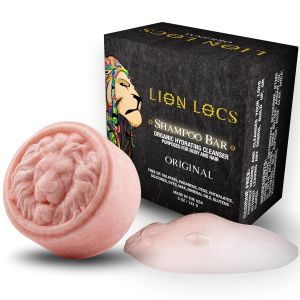 Lion Locs Shampoo Bar & Conditioner - Works for All Hair Types - Dreadlocks Microlocs Sisterlocks Wicks Brotherlocks Braids    Build Up & Residue Free (5oz)