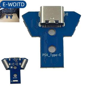 E-WOITD 1 bộ phổ quát cho PS4 điều khiển 040 050 055 phụ kiện tự làm cho Dualshock 4 USB loại C sạc Board MOD