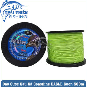 Cước Câu Cá Coastline Eagle 500m Màu Xanh Size 8 10 12 14 – Chống Xoắn Chịu Tải Cao