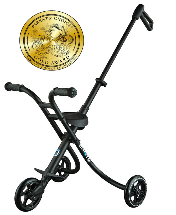 MICRO TRIKE XL BLACK KIDS TRICYCLE OUTDOOR TOYSTODDLER PUSH ALONG