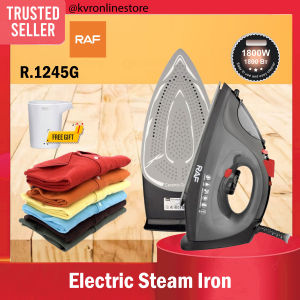 [1 YEAR WARRANTY] RAF R-1245G Electric Steam Iron 1800W/Seterika Stim Elektrik RAF R-1245G