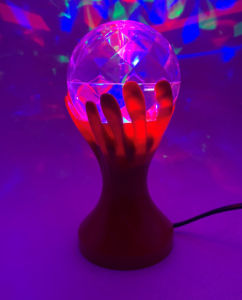 [TMS-CX] Đèn xoay bàn tay world cup đèn xoay vũ trường đèn xoay 7 màu phòng ngủ