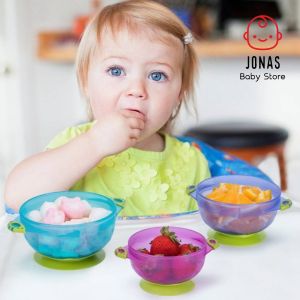 Hogo Kids Suction Bowls ชามก้นดูด สูญญากาศ ถ้วยก้นดูด หัดทาน อาหาร สําหรับเด็ก ชุด 3 ใบ