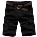 STSummer lelaki tentera kargo seluar pendek kapas longgar Multi Pockets Baggy tentera taktikal seluar pendek kerja Breeches Bermuda seluar pendek kasual 46L1119. 