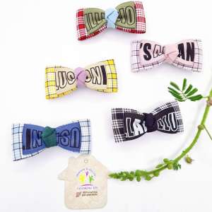 Kẹp tóc nữ Hàn Quốc cute phụ kiện nữ mỏ vịt cặp tóc mái cho bé gái kẹp mái vải nơ caro xinh đẹp - thương hiệu VỢ CHỒNG TÔI